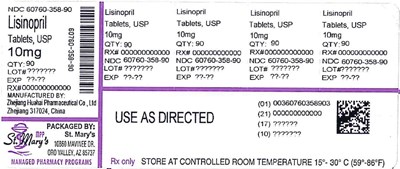 lisinopril 60760 358 90